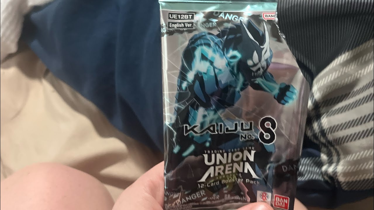 Opening a box of Kaiju no.8 cards