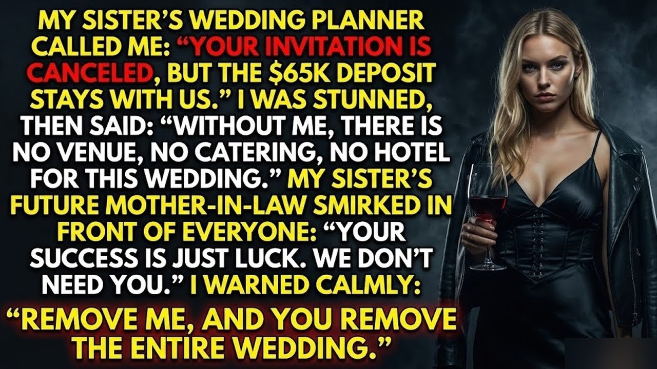 My Sister’s Wedding Planner Said Our Invite Was Canceled but Kept the $65K Deposit — Then I