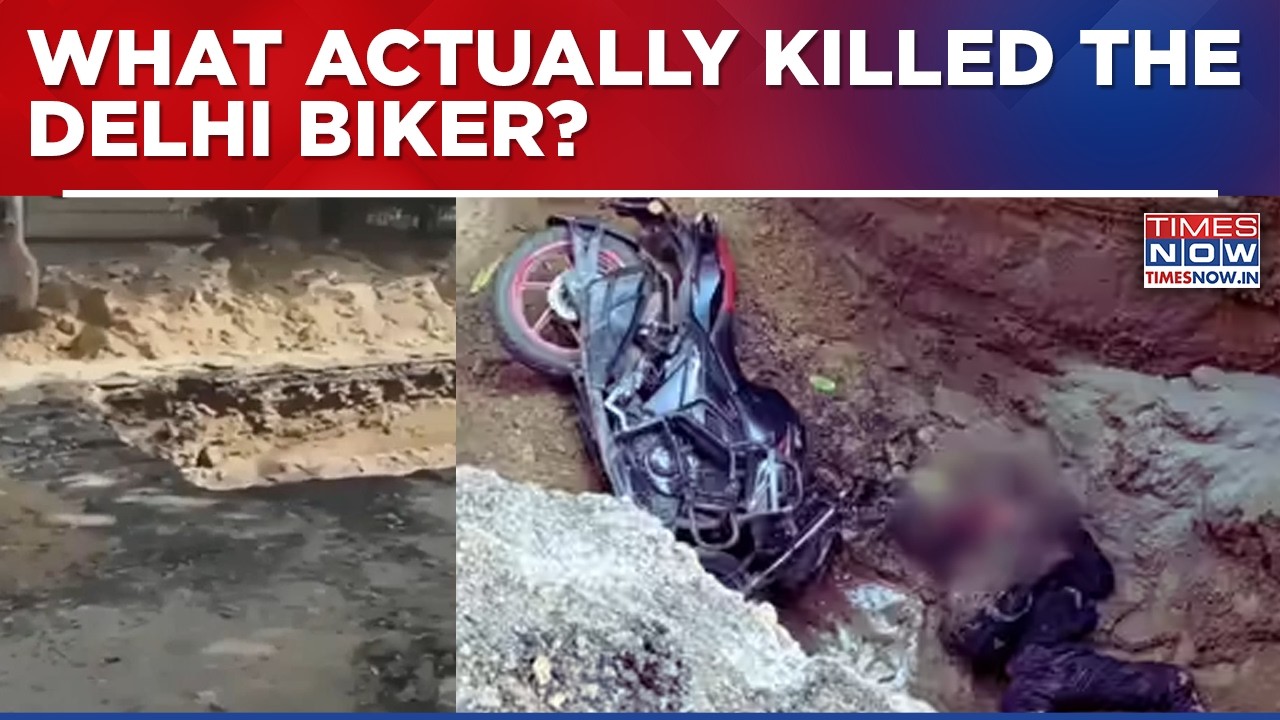 Delhi Biker Dies After Falling Into Open Jal Board Pit In Janakpuri; Family Alleges Negligence