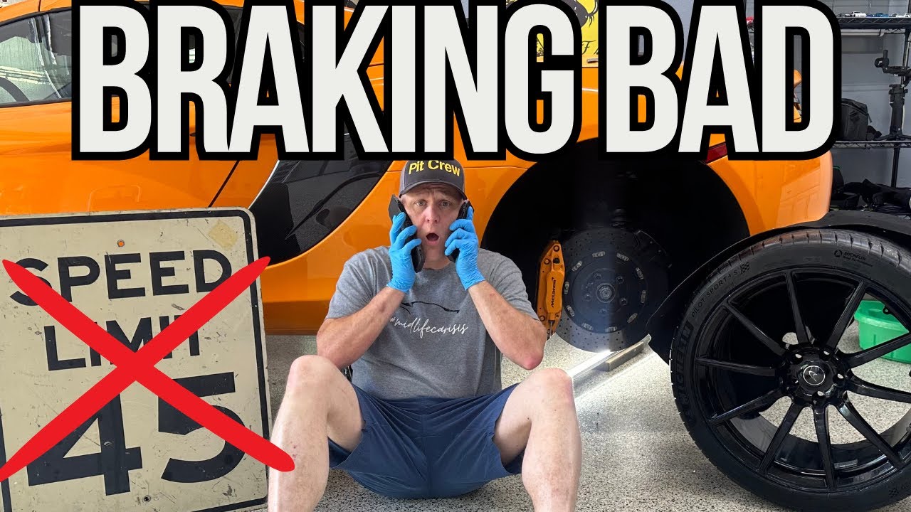BRAKING BAD?! REPLACING BRAKE PADS ON A MCLAREN MP4-12C, 650S or 675LT