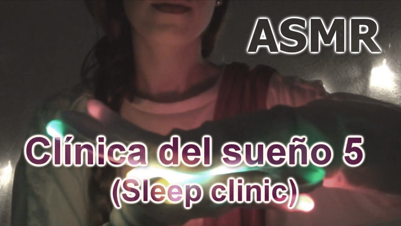 ASMR español Clínica del sueño 5 / sleep clinic/Relajación guiada/ 3Dio/binaural/hands movements