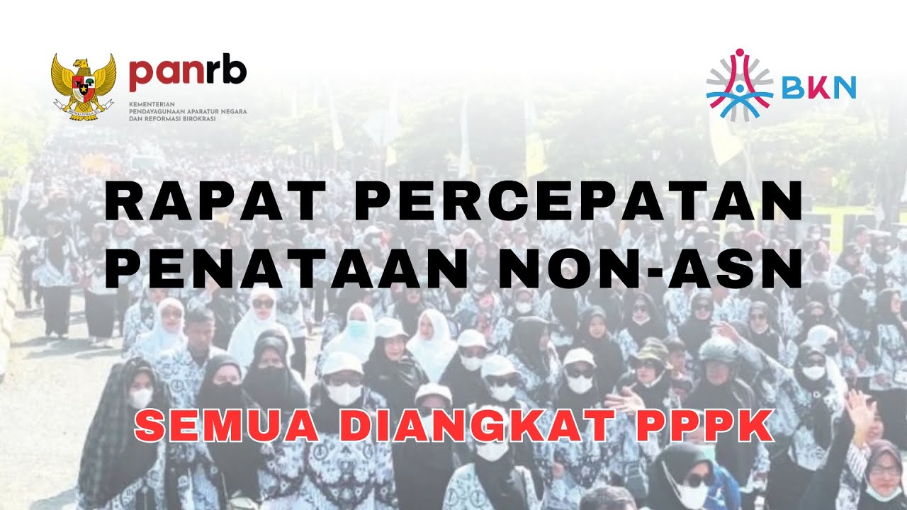 PERCEPATAN PENDATAAN NON-ASN 2025 | SEMUA BISA LULUS PPPK