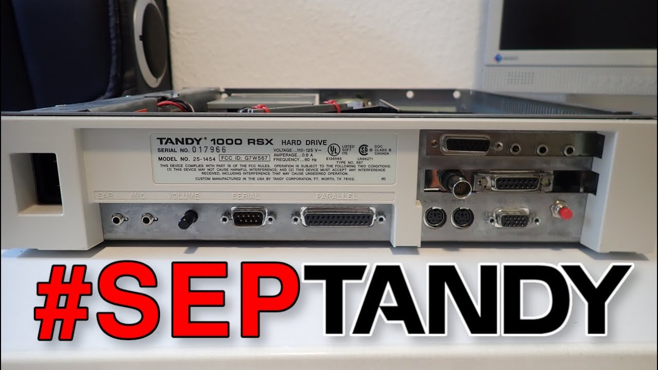 #SepTandy 2021: proper audio configuration and a reset button  for my Tandy 1000 RSX