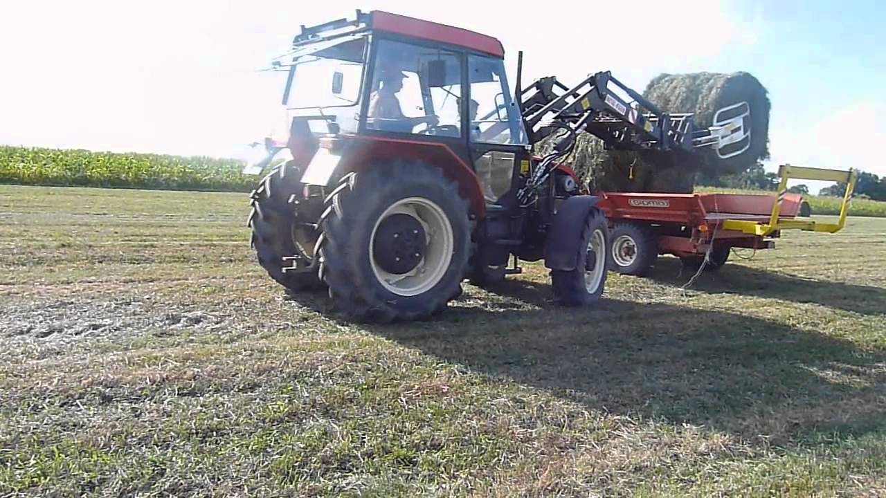 zwożenie bel 2013 ursus c 360 vs 8 bel [HD]