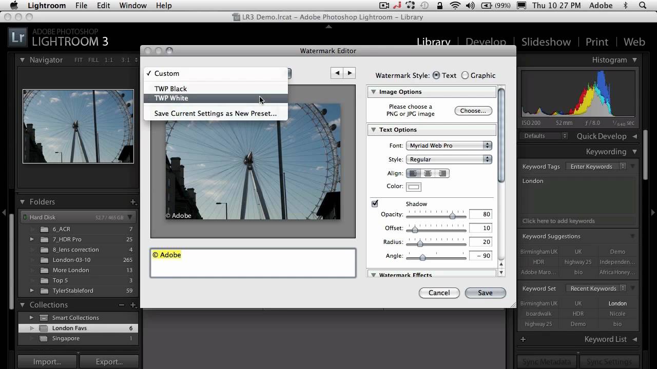 My Top 5 Favorite Features of Lightroom 3