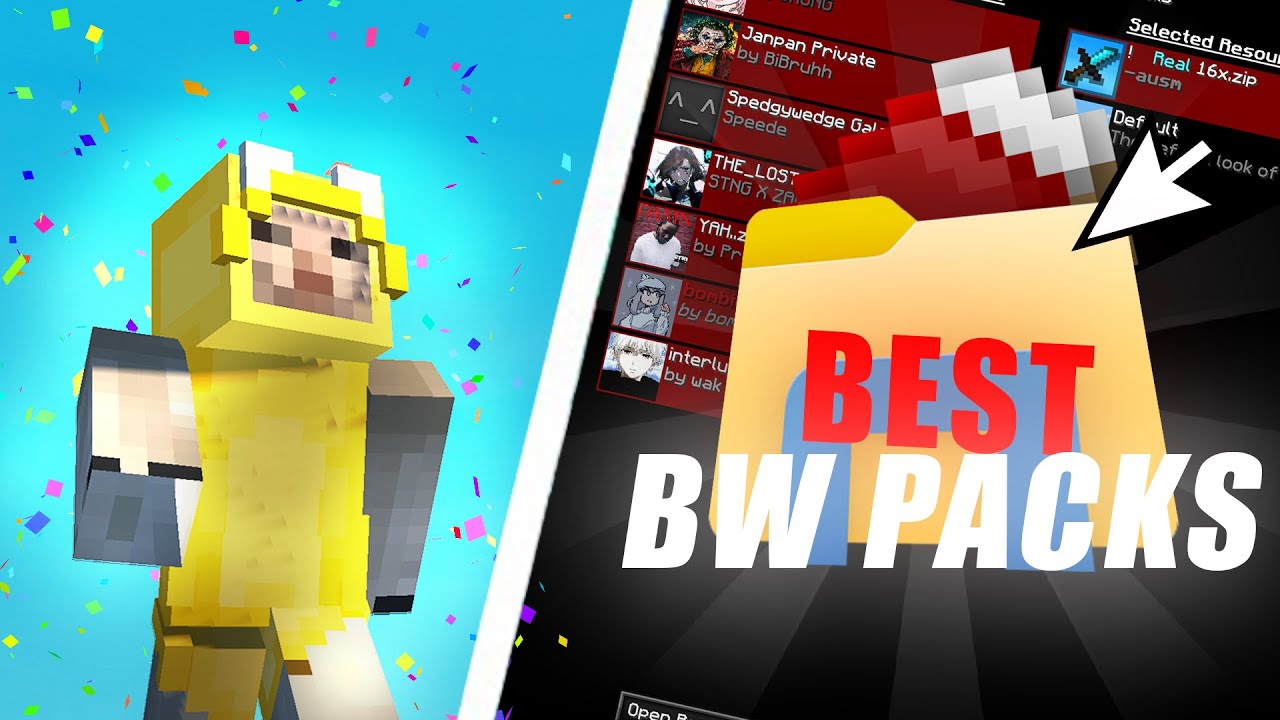 BEST Bedwars Texture Packs Folder For FPS [1.8.9] |