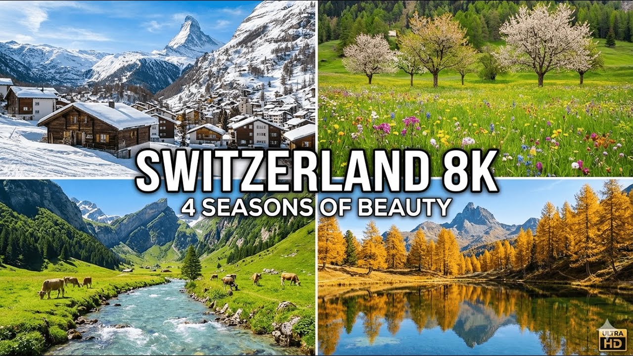 Is Switzerland Really Heaven on Earth? See in 8K ULTRA HD