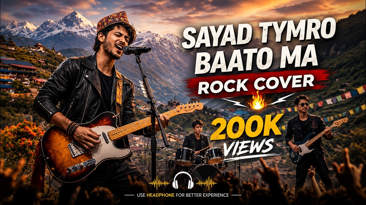 Sayad Timro Batoma AI Rock Cover | Raju Lama | Emotional Riffs & Powerful Vocals 2026 #trending