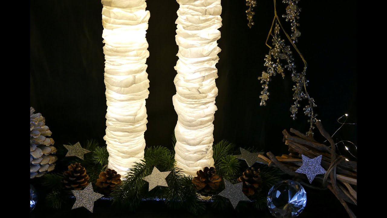 DIY Lichtobjekte, total einfach und schnell &ndash; DIY Weihnachtsdeko &ndash; DIY light object, simple