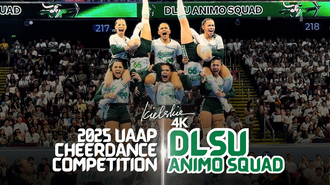 [4K] DLSU Animo Squad - 2025 UAAP Cheerdance Competition at MOA Arena 11-29-2025 | KIELSKIE