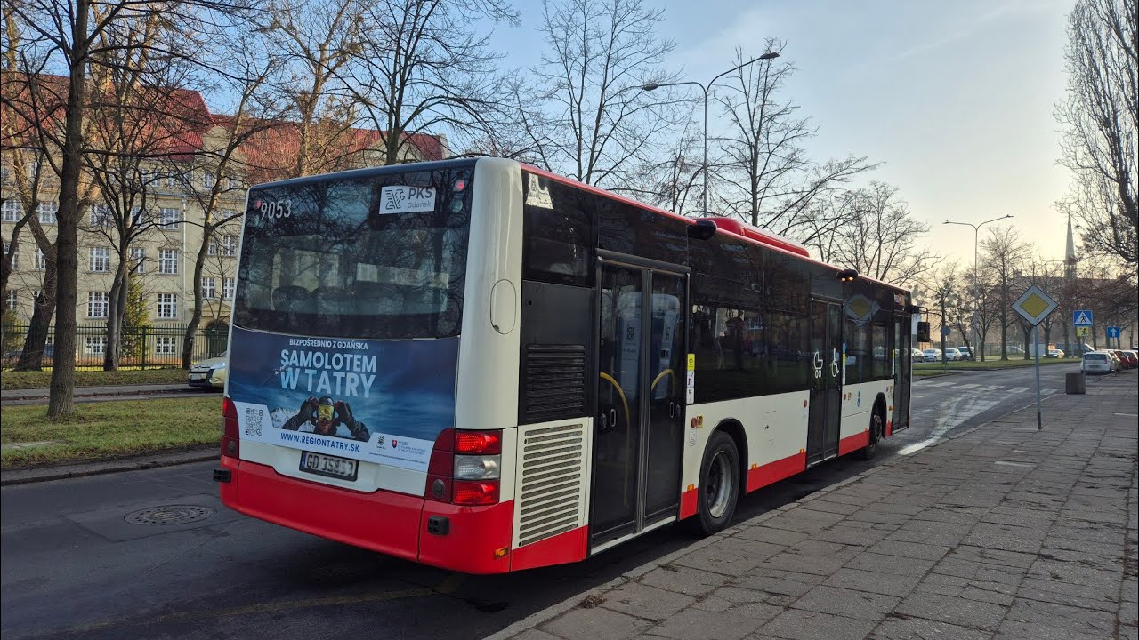 [PKS Gdańsk] MAN NL283 Lion's City #9053 - linia T8, kierunek Głęboka