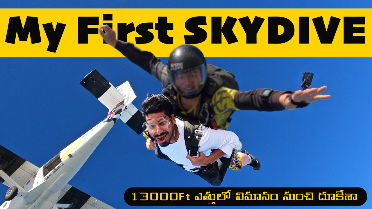 Skydiving in Dubai 🇦🇪 🪂 | Jumped Out of a Plane ✈️ 😱