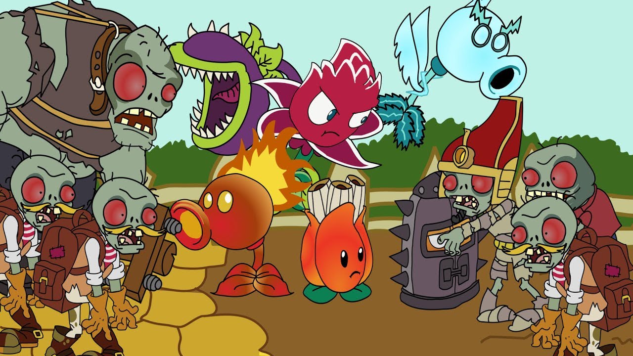 Plants vs. zombies ANIMATION Lost City PART 4 50K Subs SPECIAL
