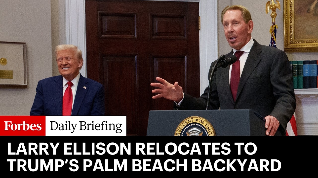 Larry Ellison Relocates To Trump’s Palm Beach Backyard