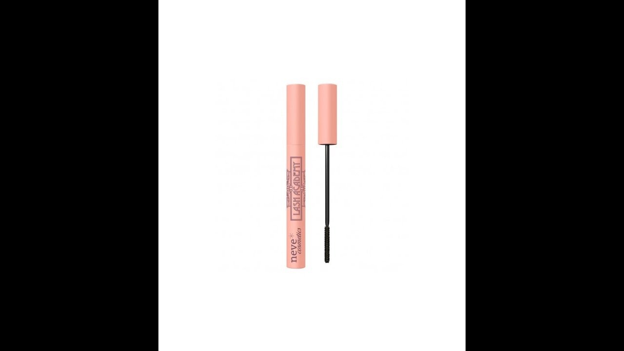 LASH ACADEMY  mascara Neve cosmetics in azione
