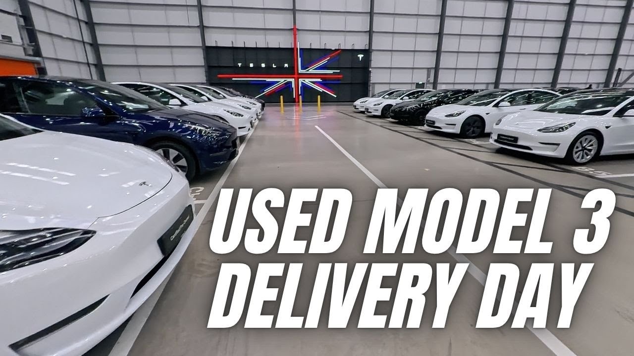Picking Up My Used Tesla Model 3 Long Range! (2021 Model Delivery Experience)
