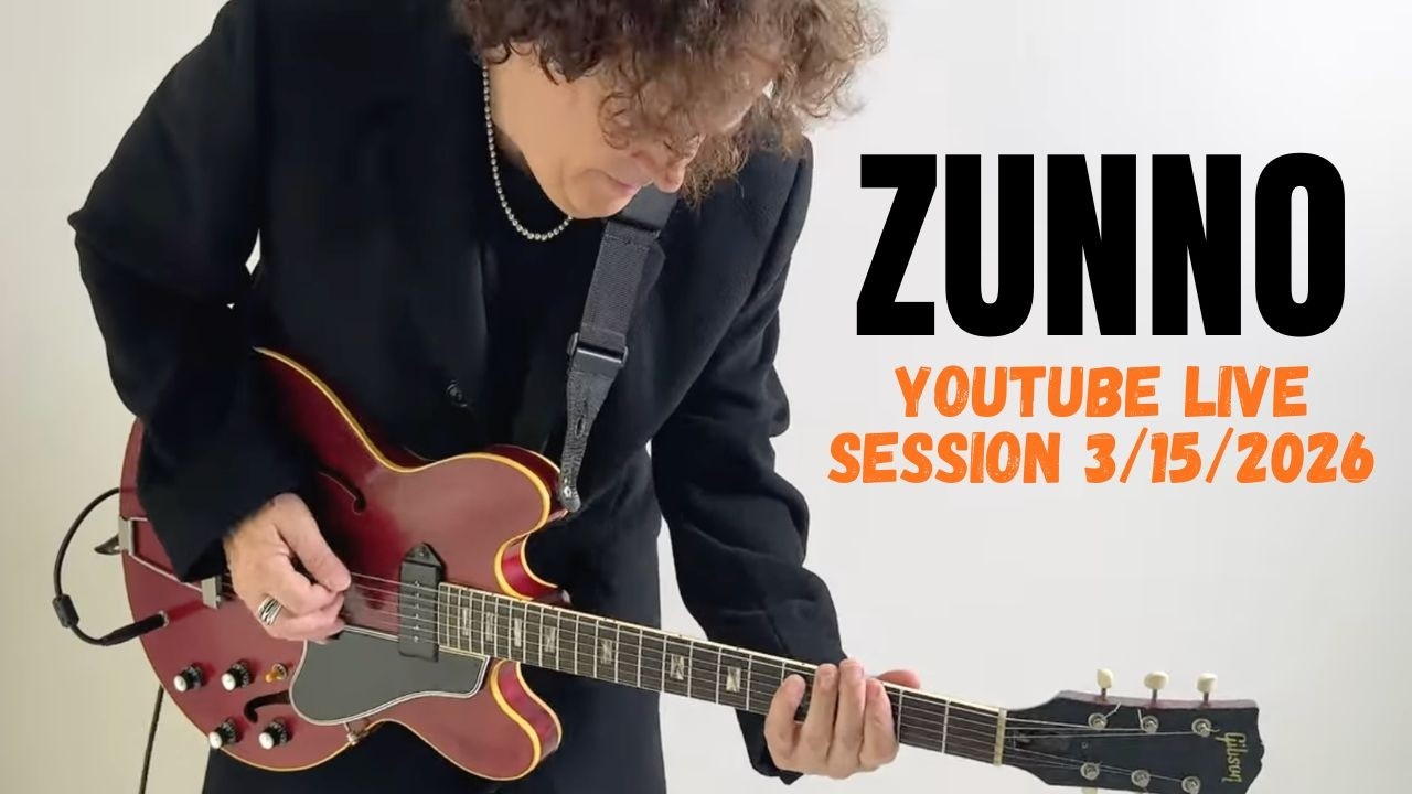 Paul Zunno – Live Original Rock (Electric + Acoustic)