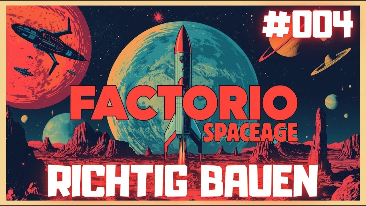Ich mag ZÜGE! Factorio 2.0 SpaceAge. Anfänger Tutorial #004