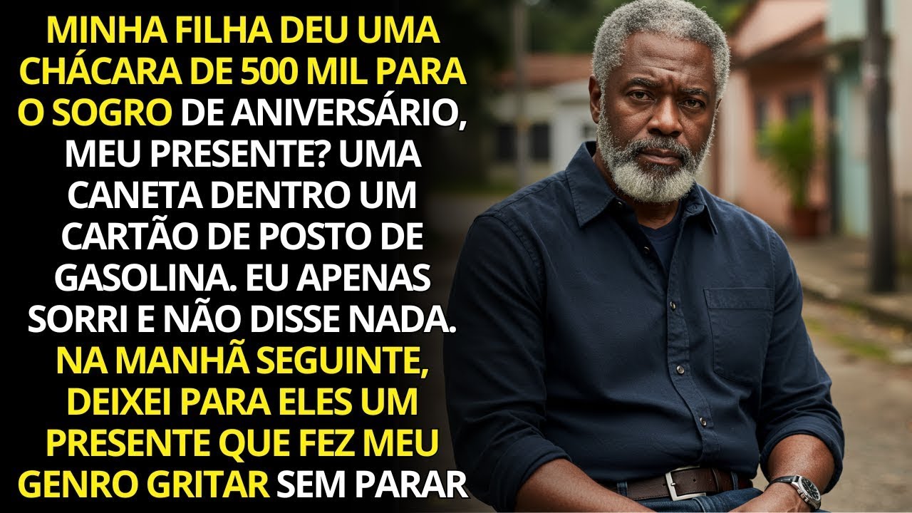 Minha filha deu uma chácara com piscina para o sogro de aniversario. E eu não ganhei nem parabéns.