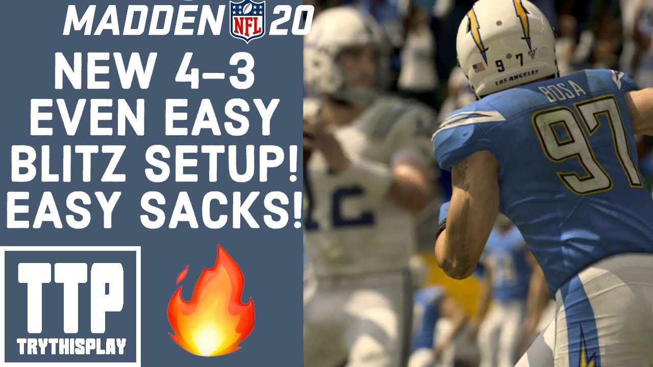 New Madden 20 Nano Blitz! Get Easy Sacks!