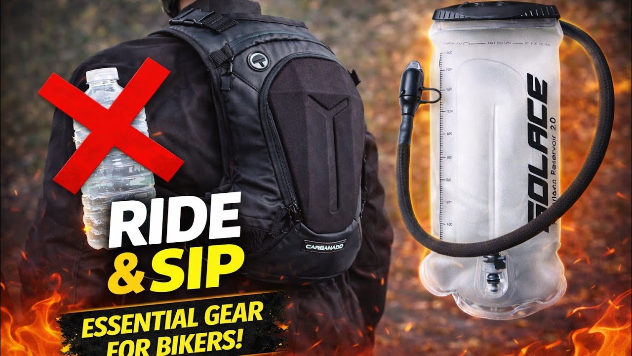 Carbanado Hydration Bag + Solace Bladder | A Rider’s Must-Have #carbonado  @BackpackerHarin 
