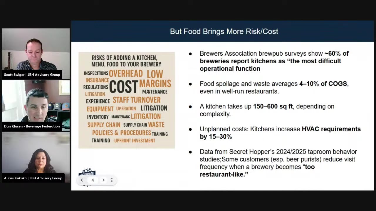 Two Food Industry Experts Talk about the Challenges of Starting a Kitchen in your Brewery