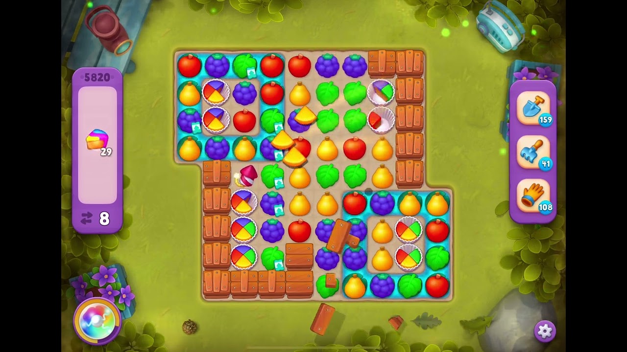 GardenScapes Level 5820 no boosters
