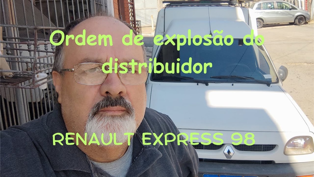 Sequência dos cabos de vela e explosão da Renault Express 98. bobina, distribuidor. #evivaomato