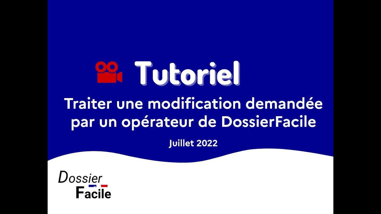 Traiter une modification demandée par un opérateur