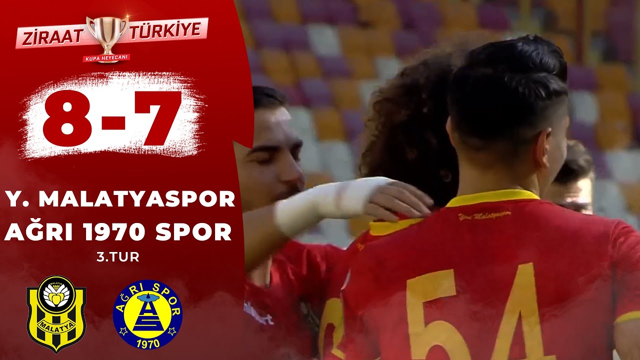 Y. Malatyaspor 3 (8) - 3 (7) Ağrı 1970 Spor MAÇ ÖZETİ (Ziraat Türkiye Kupası 3.Tur Maçı) /20.10.2022