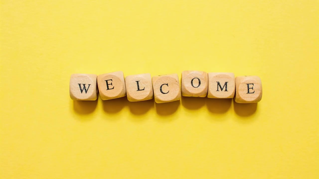 “WELCOME” - Wallpaper - 1HR