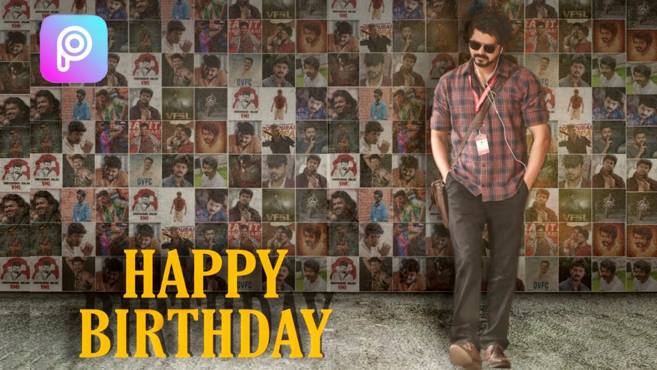 Collage Editing in Picsart | Own Wall Photo | Birthday Editing 2020 | Cdp editing | Master Movie