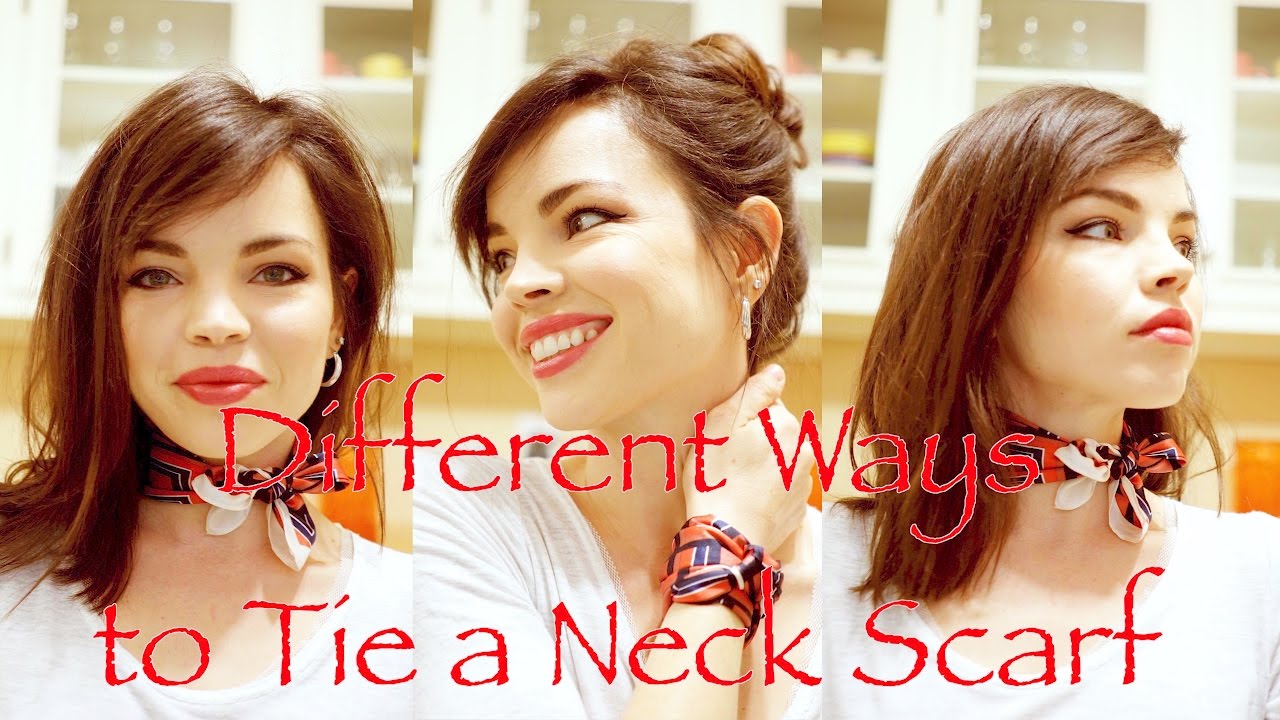 Different Ways to Tie a Neck Scarf