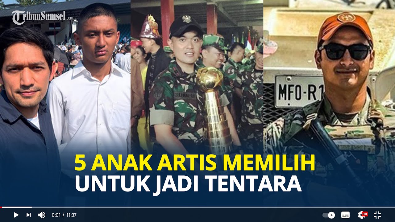 LIMA Anak Artis Memilih Jalan Sebagai Tentara, yang Terbaru Ada Dhofin Anak Ibnu Jamil