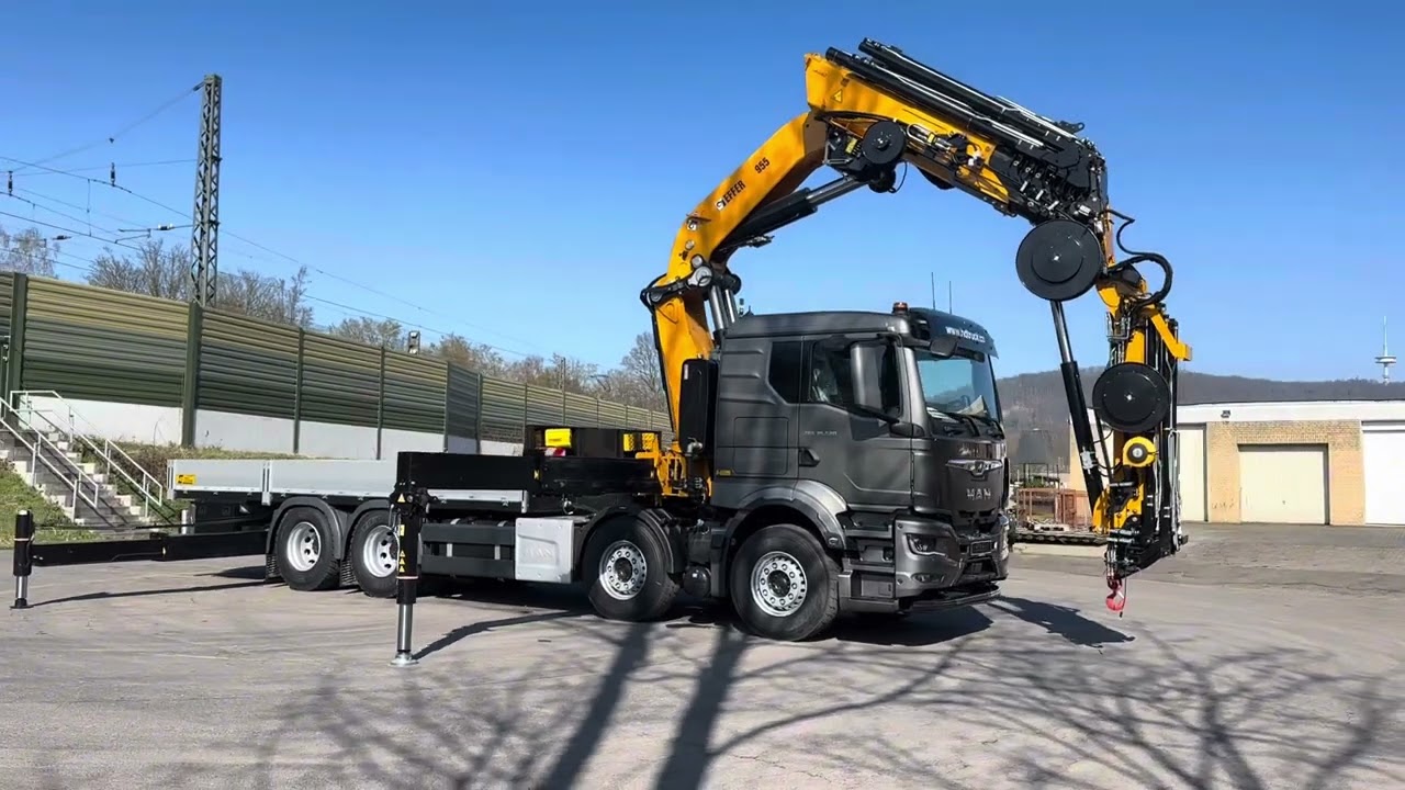 MAN TGS 35.520 8x4 BL HD Truck Solutions  Auto Kran EFFER 955-8s + Jib 6s