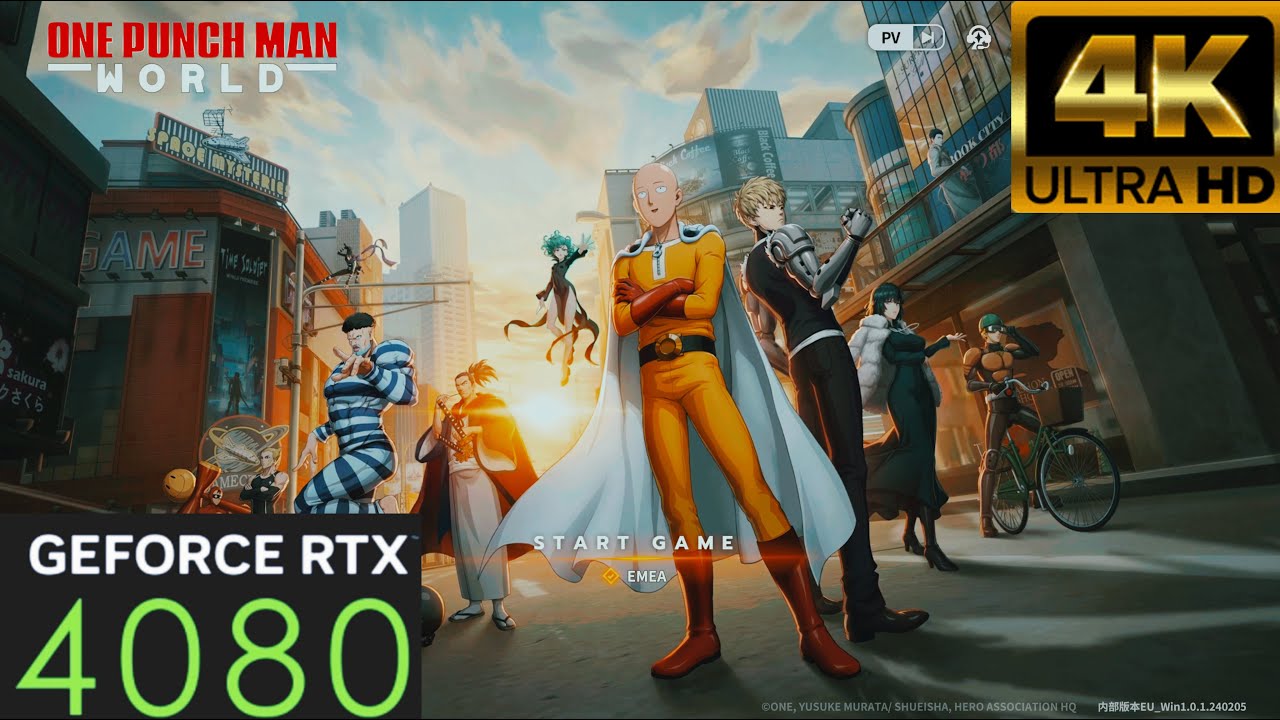 ONE PUNCH MAN: WORLD - Full Gameplay (no commentary gameplay) 4K 60fps (ULTRA HD)