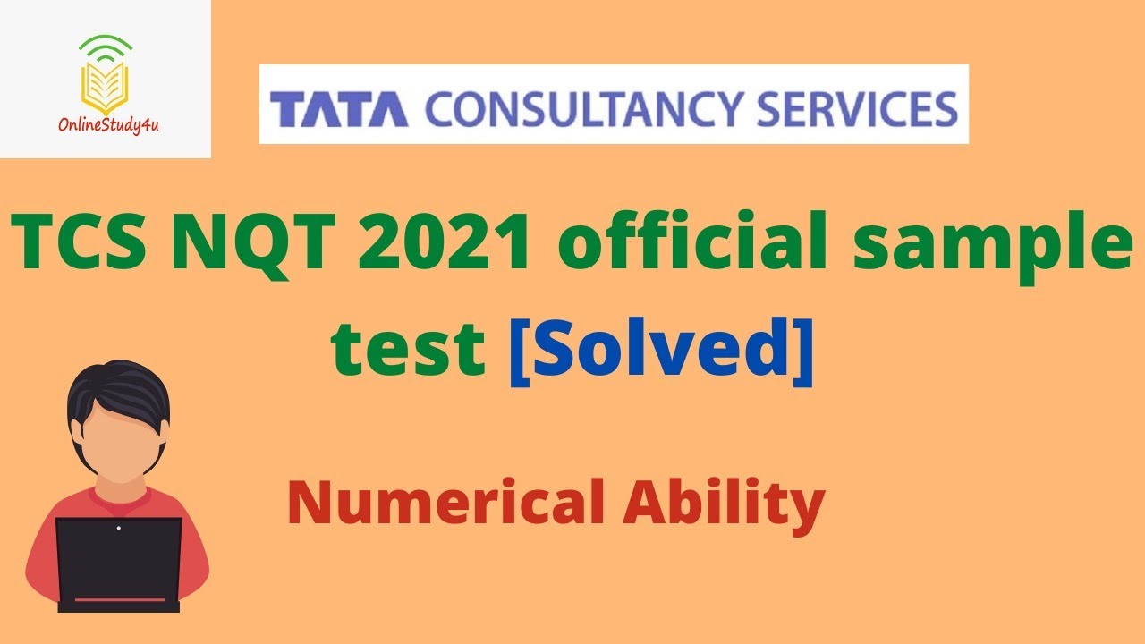 TCS NQT 2021 Official Sample Test solved | Complete Numerical Ability solutions | Prepare for TCS