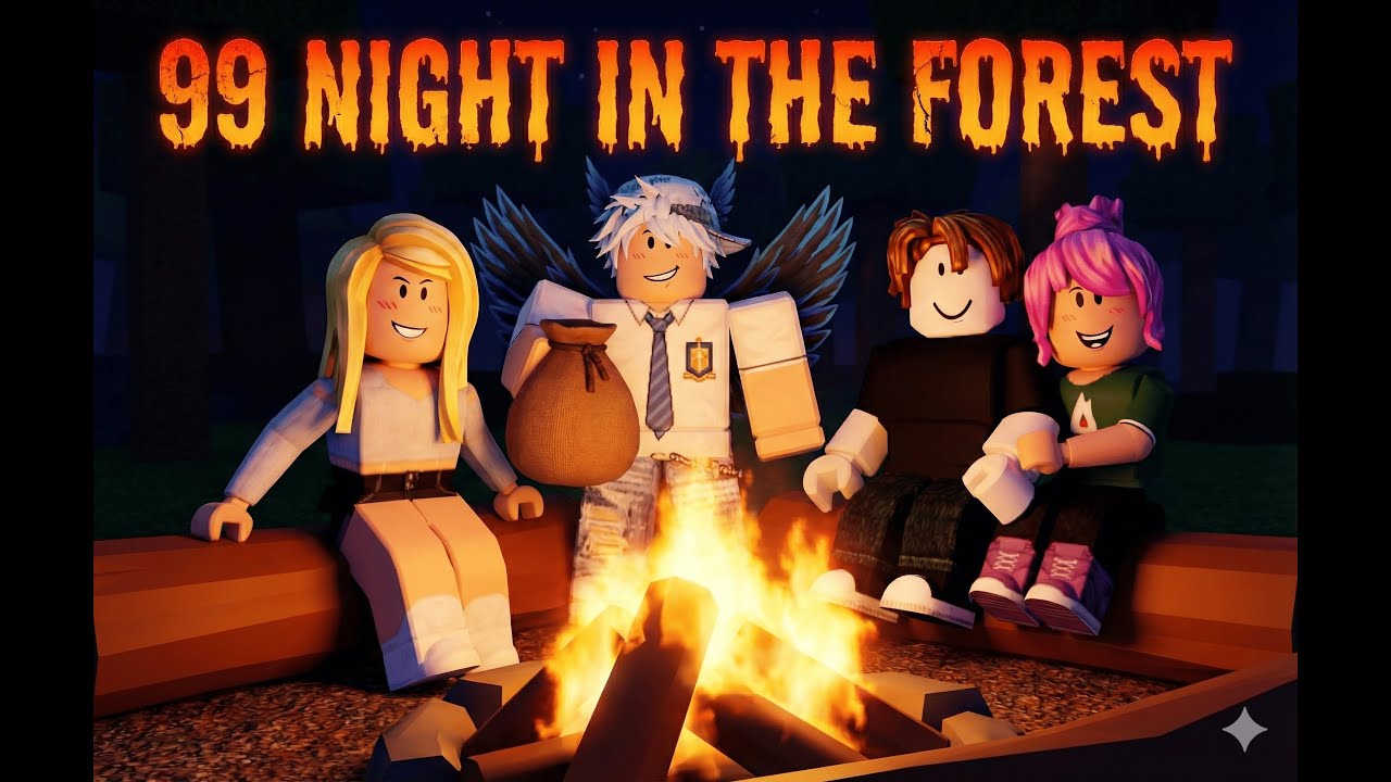 I Built a Massive Base with team... Then THIS Happened ⚡💀 #99nightintheforest  #roblox