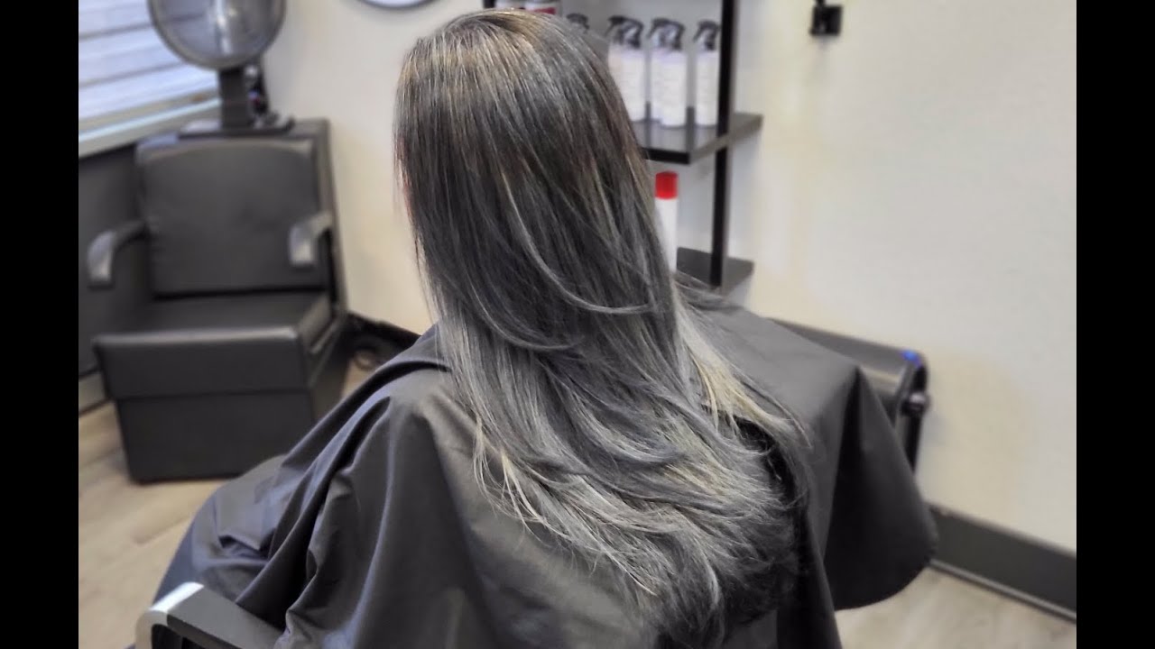 Como disimular y cubrir las canas | cabello platinado