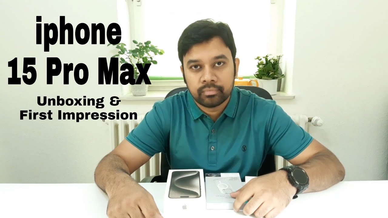 iphone 15 Pro Max 1Tb Natural Titanium Unboxing & First Impression Video