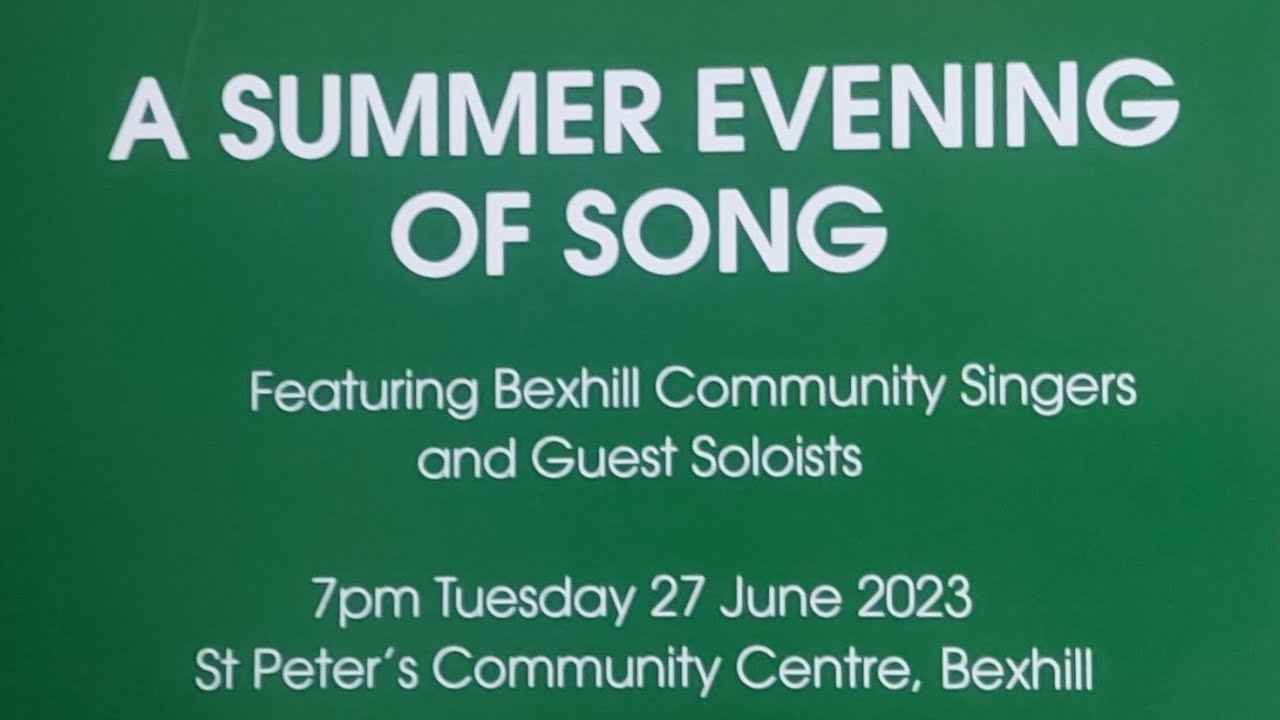 A Summer Evening of Song