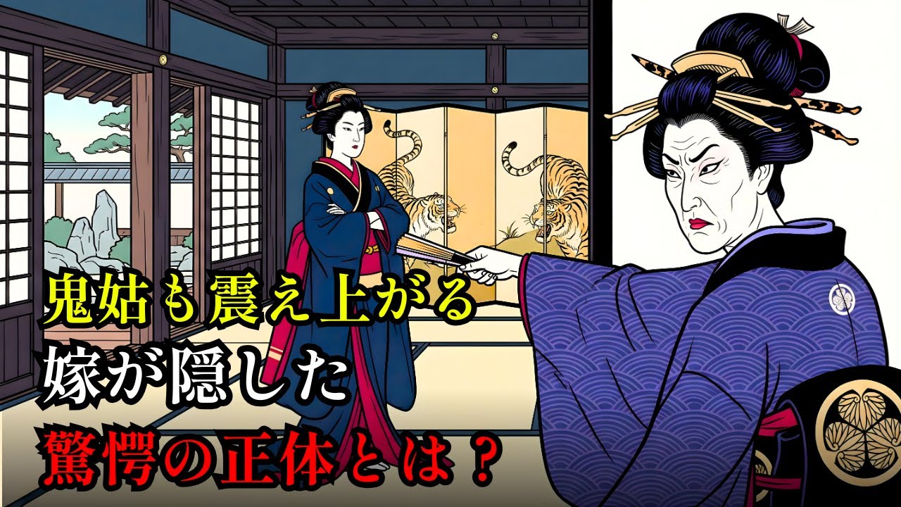 【江戸の鬼姑】3人の嫁が逃げ出した呪いの屋敷…4人目の嫁が暴いた衝撃の正体とは？ | 野談 | 時代劇 | 昔話 | 説話 | 民話