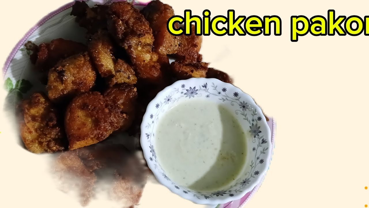 Chicken pakora recipe||crispy tasty 😋#food vlog||kitchen vlog with saira||