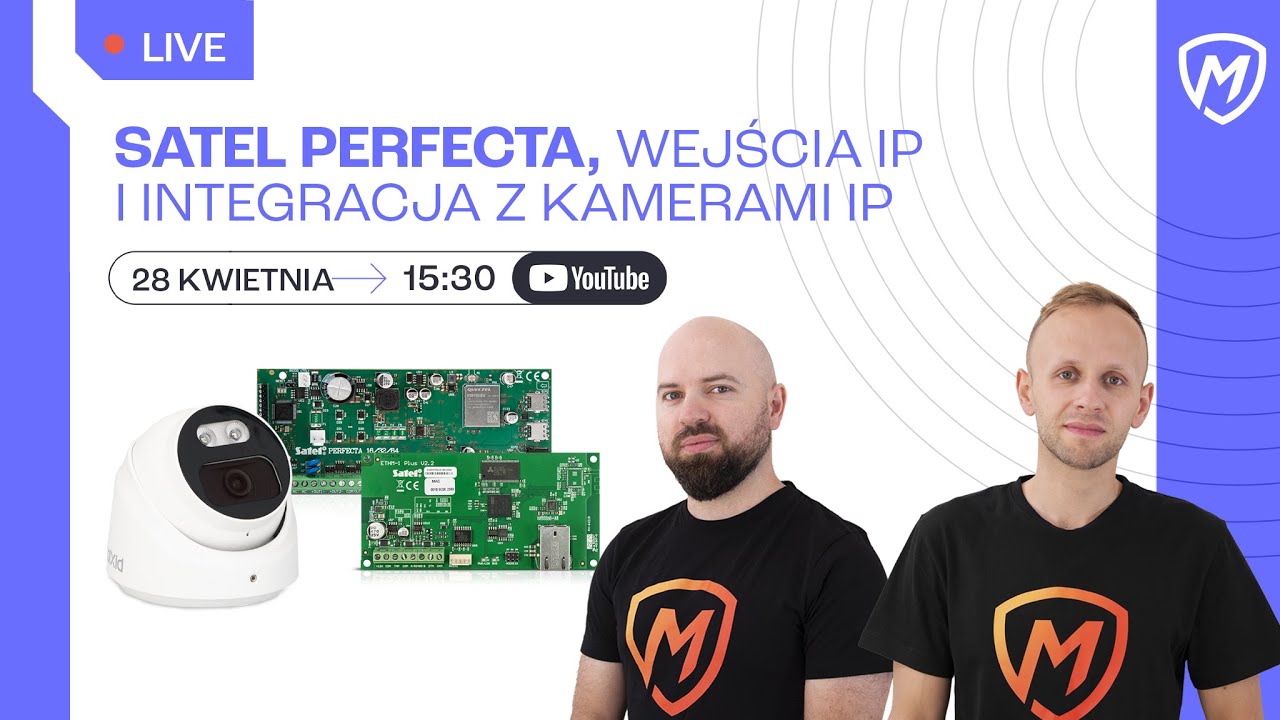 SATEL PERFECTA, wejścia IP i integracja z kamerami - Montersi LIVE