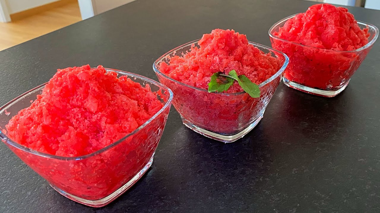 BU KADAR SERİNLETENİ YOK Evde KARPUZLU FROZEN / DONDURMA / BUZ / BUZLAŞ NASIL YAPILIR ?YAZ TARİFLERİ