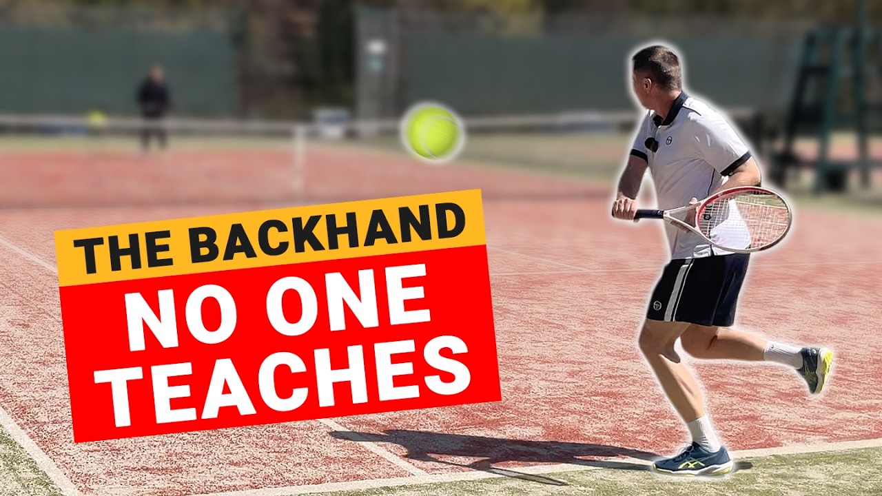 One Handed Backhand in Open Stance | Tennis Technique & Strategy Guide