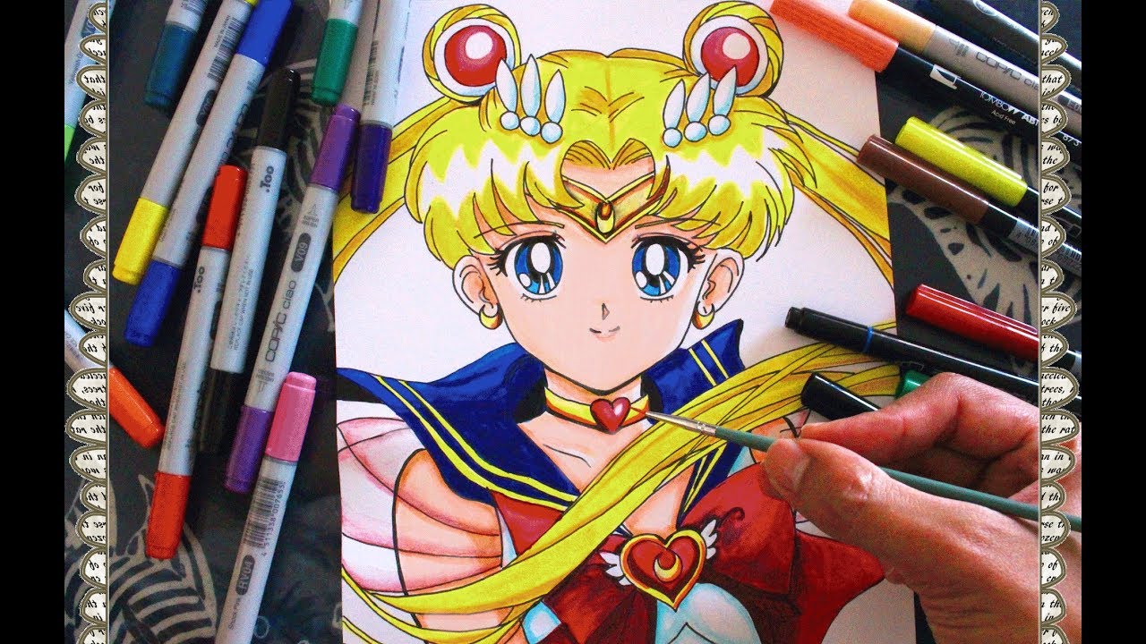 Sailor Moon Epidode 03 Cómo Dibujar Sailor Moon Supers  How To /Speed Draw