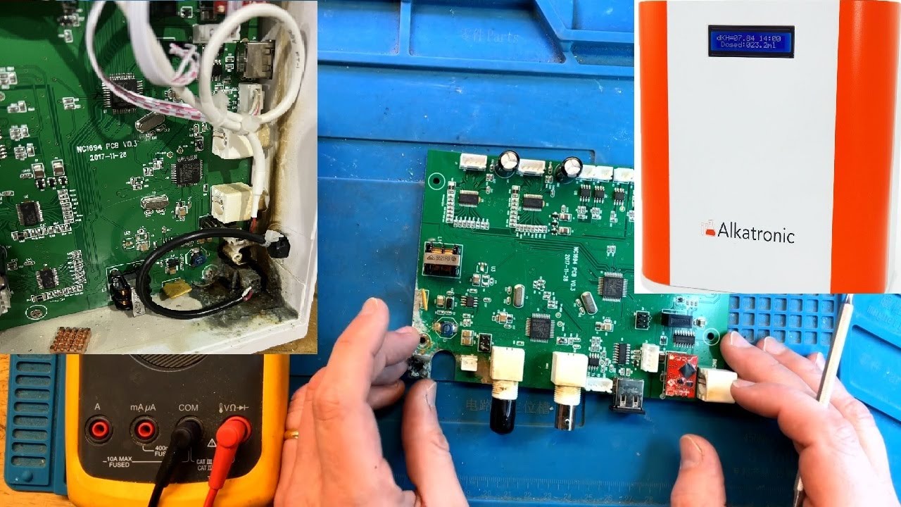Alcatronic Internal Leak Damage Repaired with Dremel
