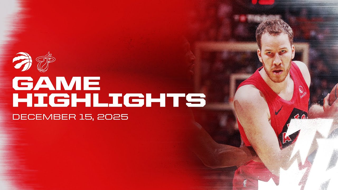 Raptors vs. Heat Game Highlights | December 15, 2025