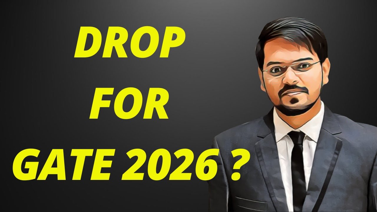 Can I Take DROP for GATE 2026 Exam ?